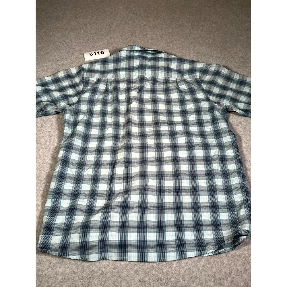The North Face Flannel Shirt Mens L Multicolor Plaid Mesh Lined Collar Button Up